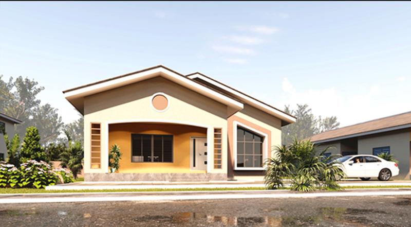 Proposed Housing Unit for NDA, Front view